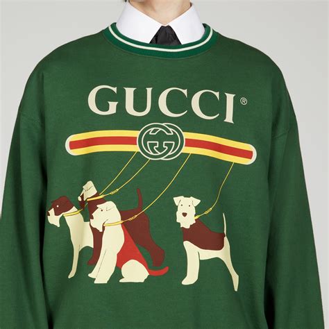 felpa verde gucci|Scopri la nuova collezione di felpe Gucci uomo su .